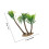 Green Plastic Artificial Coconut Tree for Home Fish Tank Decor 2