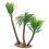 Green Plastic Artificial Coconut Tree for Home Fish Tank Decor 5