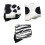 3 Pairs Katoenen Middellang Zebra Ontwerp 8