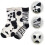 3 Pairs Katoenen Middellang Zebra Ontwerp 5