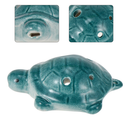 1 Set Turtle Shape Ocarina Flute for Beginners 2