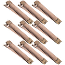 10 unid. estruturas metálicas 11 cm com para bolsa de moedas prata