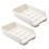 2St Stevige Keramische Koelkast Eierorganizer Met Lade 1