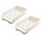 2St Stevige Keramische Koelkast Eierorganizer Met Lade 10