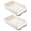 2St Stevige Keramische Koelkast Eierorganizer Met Lade 3