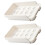 2St Stevige Keramische Koelkast Eierorganizer Met Lade 9