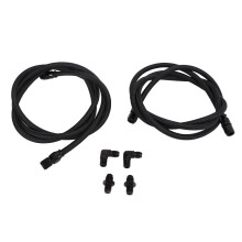 Uppgraderad kylslangsats för transmission, plug & play, direktmontering, flätad i rostfritt stål, högtrycksbeständig, PTFE-material,