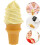 Yellow Simulation Ice Cream Model Plastic Photo Prop Decor 10