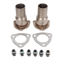 Conector de flange de escape de alta qualidade, aço inoxidável universal, ampla aplicação, resistente à corrosão e a arranhões, fácil de