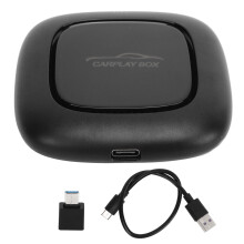 Android Auto Adapter Kabellose CarPlay-Verbindung Einfache Einrichtung Integrierte Netflix- und YouTube-Unterstützung TF-Kartenstabile Verbindung