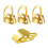 4Pcs Adjustable Thumb Index Middle Finger Hollow Pick Ring 1