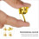 4Pcs Adjustable Thumb Index Middle Finger Hollow Pick Ring 6