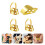 4Pcs Adjustable Thumb Index Middle Finger Hollow Pick Ring 10