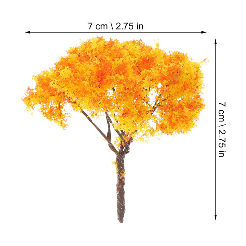 10 Unidades Mini Árvore Decoração Artificial De 1