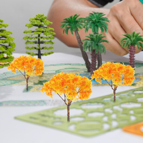 10 Unidades Mini Árvore Decoração Artificial De 2