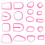 18 Pcs Polymer Clay Cutters Shapes Mold Earring Office 3