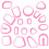 18 Pcs Polymer Clay Cutters Shapes Mold Earring Office 8