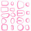 18 Pcs Polymer Clay Cutters Shapes Mold Earring Office 9