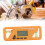 Digital Inclinometer for Engineering Applications, Backlight ABS Plastic Angle Finder with Data Hold Function, Magnetic Base Digital Protractor Level 2