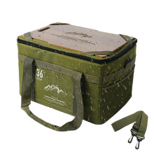 Camping Storage Bag Waterproof Camping Organizer 16.93x12.2x10.24 In Utility Packing Cubes Green