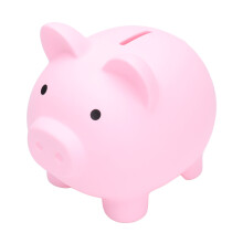 Søt sparegris for barn og voksne, myntsparegris for gutter og jenter, praktiske gaver til bursdag, påskejulegave, splintsikker plast til barn
