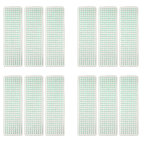 40 amostras de washi placas de teste de plástico