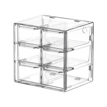 Vitrine à tiroirs de bureau à plusieurs-Six trompettes carrées