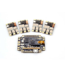 Contrôleur de vol FPV avec ESC 4S65A, firmware BLHeli S performant et composants de qualité industrielle, intégration haute performance pour