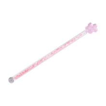 Creative Cherry Blossom Glass Stirring Stick Unique Shaped Design Stirrer for Home Bar 10inch Mixing Spoon for Cocktails and Beverages