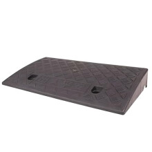 Heavy Duty Curb Ramp with Traction Surface for Driveway and Threshold, 2.7in Yellow or Black