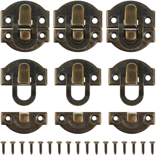 10 fivelas bronze com parafusos para , mala 1