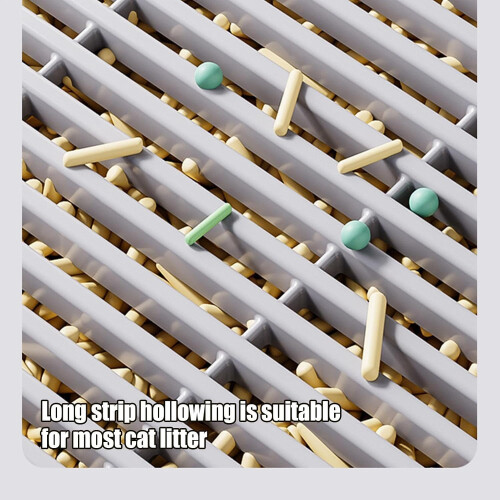 Cat Litter Mat 35x31cm Double Layer AntiTracking Ramp Washable NonSlip With Filter Function For Small Elderly Breeds 2