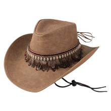 Chapeau haut de forme Homburg classique,-Plume de chameau solide