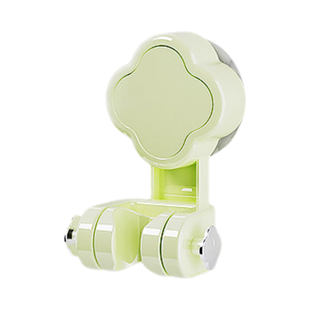 Handheld Shower Head Bracket, Adjustable Shower Hose Holder, Removable Relocatable Mount With Suction Cup, Green 9412369508096