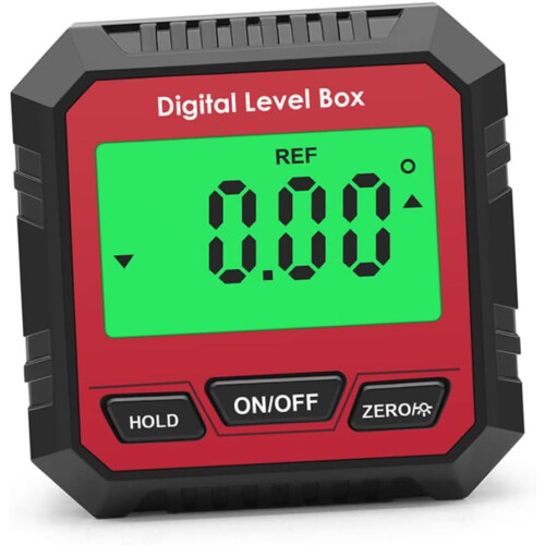 Digital Inclinometer Angle Measurement Multi Functional Level Gauge Magnetic Base  Accuracy Red 1