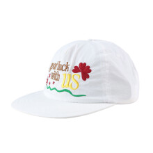 Casquettes de Baseball pour filles, visières avec lettres-Blanc
