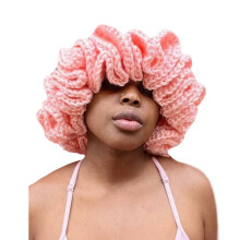 Chapeau surdimensionné pour filles, chapeau coloré-rose clair