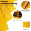Pack of 10 Lightweight Plastic Substructure Sheets Easy-Yellow 7