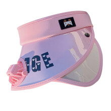 Chapeau creux pour enfants avec ventilateur de-Rose