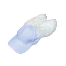 Chapeau de baseball respirant pour femmes et-oreille blanche