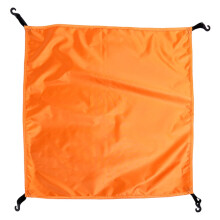 Tent Roof Cover Waterproof 22x22 Inch Orange Tarp for 3-4 Person Instant Tents Premium Canvas Material