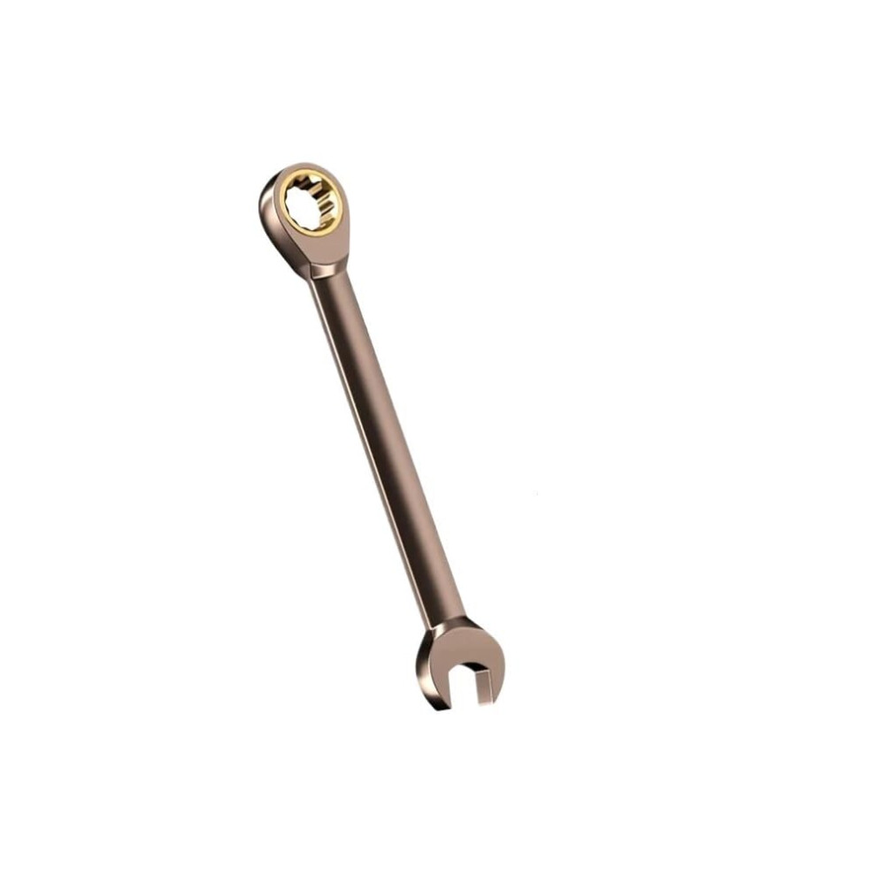 Spanner Set 1Pc Wrench Flexible Golden Ratchet Wrenches Torque Universal Spanners For Car Tools Metric Hand Tool Ratchet Spanners(12Mm) 9426802985559