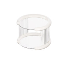 Sturdy Plastic Cup Storage Shelf For Multiple Teacups-Double 3