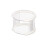 Sturdy Plastic Cup Storage Shelf For Multiple Teacups-Double 3 1