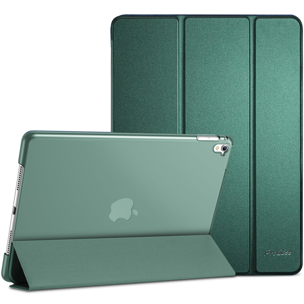 Smart Case For Ipad Pro 9.7 2016 Ultra Slim Stand Shell Cover, Translucent Frosted Back, A1673/A1674/A1675 Mint Green 9365049485128