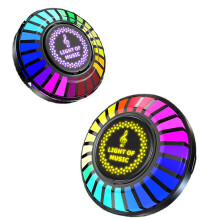 Deodorante per ambienti a LED multicolore per un'atmosfera coinvolgente, fissaggio magnetico o montaggio a parete, luci ambientali dinamiche a ritmo