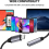 Μετατροπέας ήχου για iPhone16 15, USB Type C σε σύρμα χαλκού υψηλής ποιότητας 3,5 mm με διπλή 6
