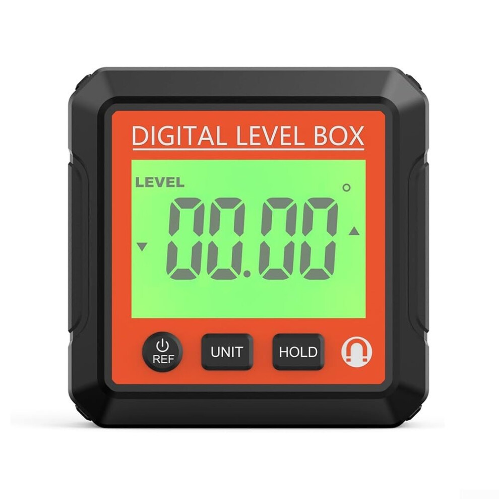 Digital Inclinometer Protractor, Compact Magnetic Angle Gauge With Lcd Display For Precise Readings In Any Setting 9365049484466