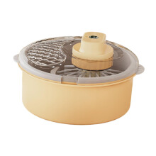 Electric Salad, Vegetable Washer, Kitchen Strainer, Food Dryer Tool for Fruits and Greens, Yellow