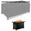Outdoor Fire Pit Cover for Rectangular Pits Waterproofed Tear 7